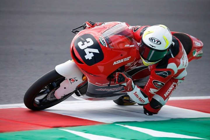 Pembalap Muda Indonesia Fadhilah Arbi Raih Poin di JuniorGP Italia